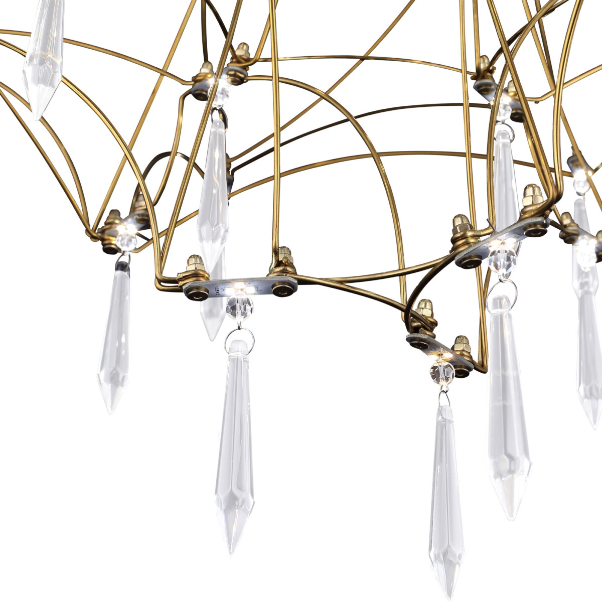 SL6601.202.78 Светильник потолочный ST-Luce Золотистый/Прозрачный LED 78*0,35W 3000K GRAVETTA — изображение 4