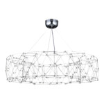 SL6602.103.72 Светильник подвесной ST-Luce Хром/Прозрачный LED 1*72W 4000K GRAVETTA