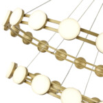 SL6610.203.36 Светильник подвесной ST-Luce золотистый/белый LED 1*70W 4000K MONRO — изображение 4