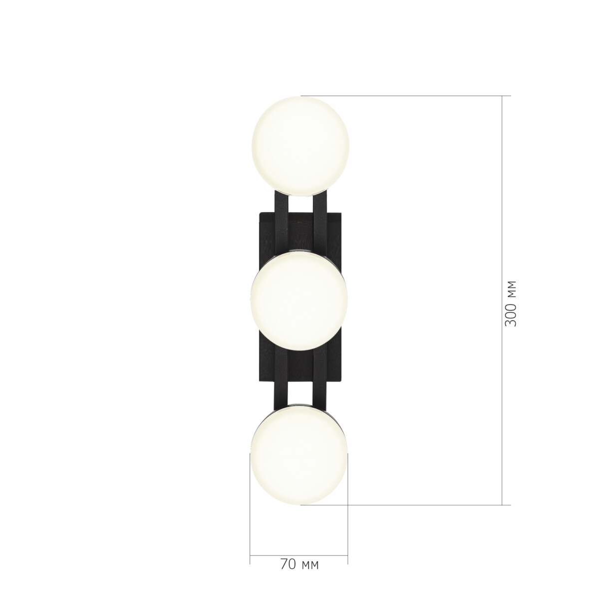 SL6610.401.03 Светильник настенный ST-Luce черный/белый LED 1*6W 4000K MONRO — изображение 3