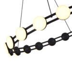 SL6610.403.20 Светильник подвесной ST-Luce черный/белый LED 1*40W 4000K MONRO — изображение 5