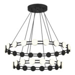 SL6610.403.36 Светильник подвесной ST-Luce черный/белый LED 1*70W 4000K MONRO — изображение 3