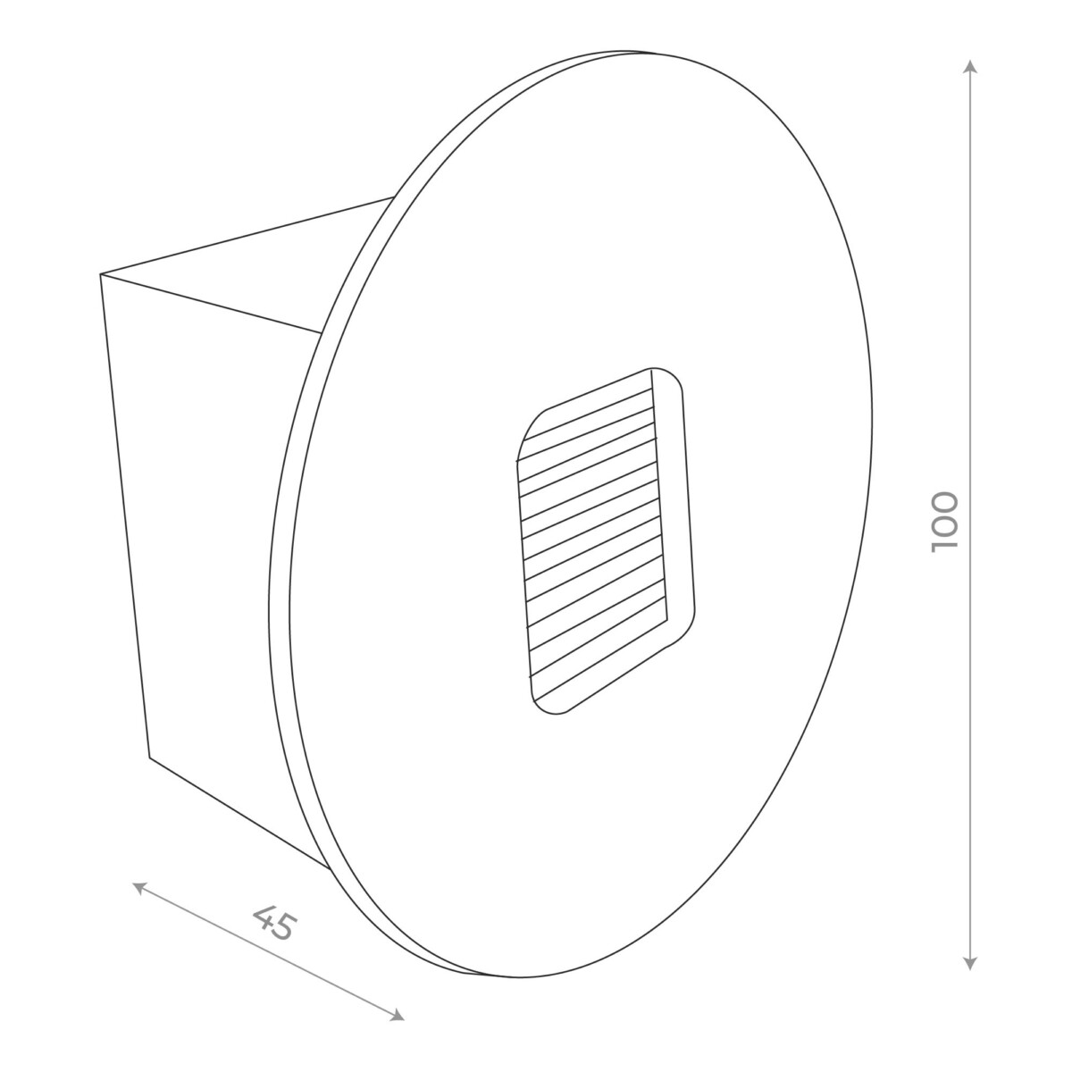 SL9501.401.01 Светильник уличный настенный ST-Luce Черный LED 1*1W 4000K VISANO — изображение 2