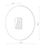 SL9501.541.01 Светильник уличный настенный ST-Luce Белый LED 1*1W 4000K VISANO — изображение 2