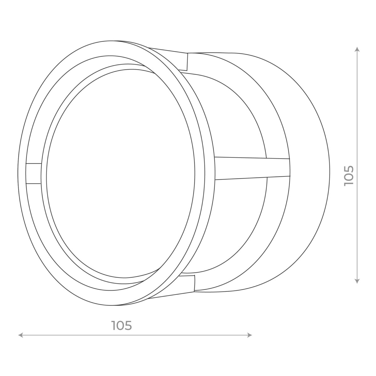 SL9504.411.01 Светильник уличный настенный ST-Luce Черный/Белый LED 1*5W 4000K ALCENO — изображение 2