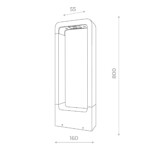 SL9506.415.01 Светильник уличный наземный ST-Luce Черный LED 1*7W 4000K ERTA — изображение 2