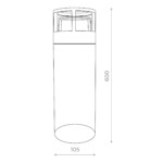 SL9507.405.01 Светильник уличный наземный ST-Luce Черный LED 1*5W 4000K FOSSA — изображение 2