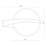 в наличии SL9510.401.01 Светильник уличный настенный ST-Luce Черный/Белый LED 2*6W 4000K CELESTE - купить в интернет-магазине Светильники Торг