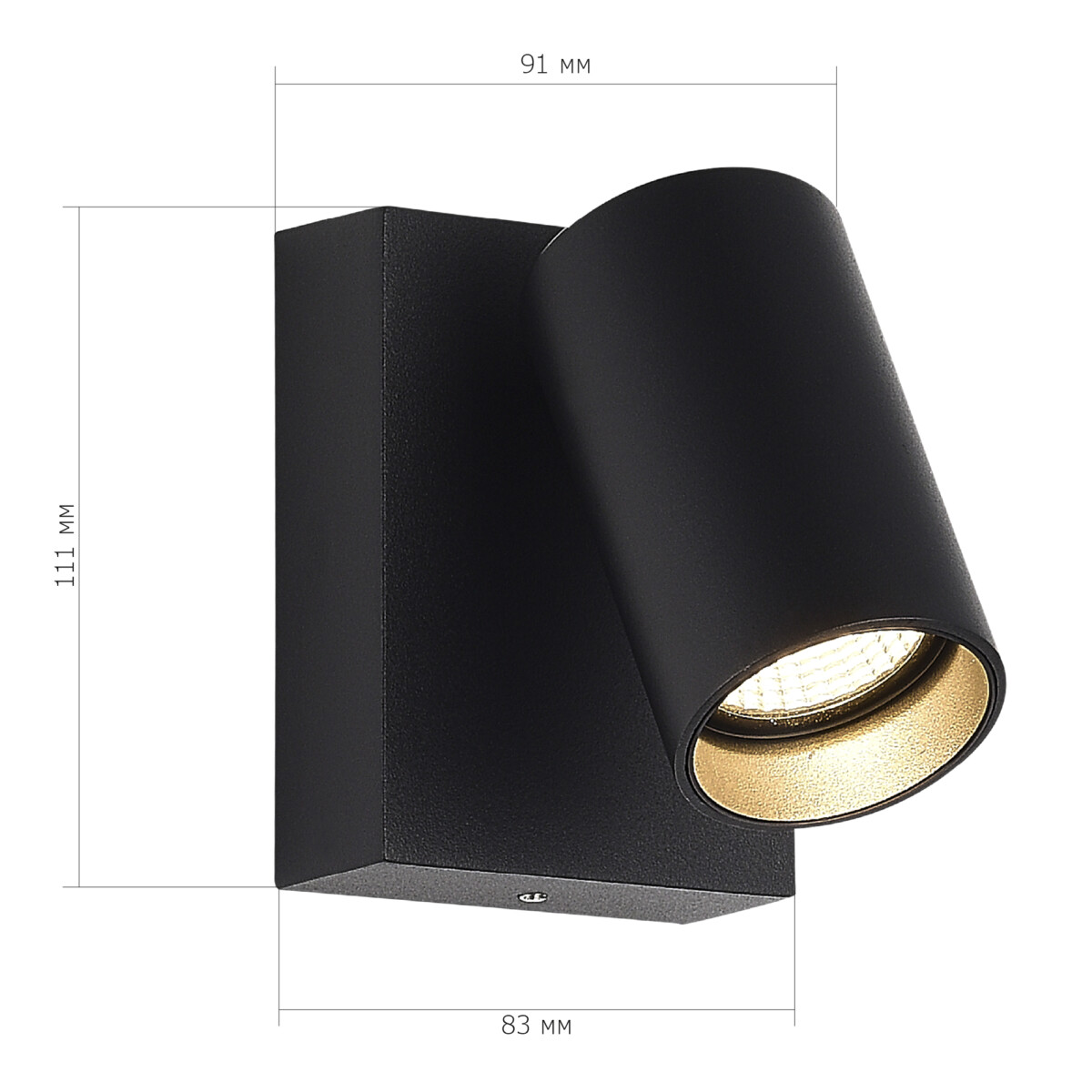 SL9515.401.01 Светильник уличный настенный ST-Luce черный/белый LED 1*9W 3000K DECK — изображение 5