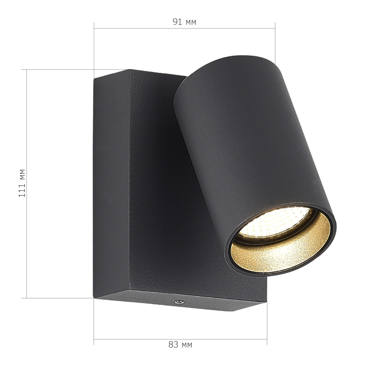 SL9515.701.01 Светильник уличный настенный ST-Luce серый/белый LED 1*9W 3000K DECK — изображение 5