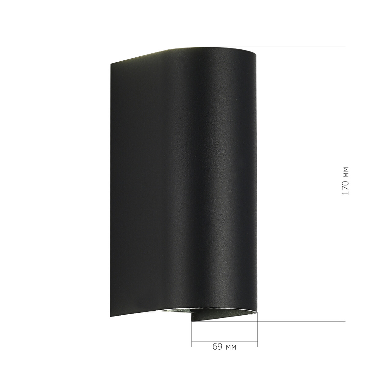 SL9516.401.01 Светильник уличный настенный ST-Luce черный/черный LED 1*10W 3000K/4000K/6500K BUST — изображение 3