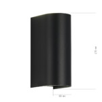 SL9516.401.01 Светильник уличный настенный ST-Luce черный/черный LED 1*10W 3000K/4000K/6500K BUST — изображение 3