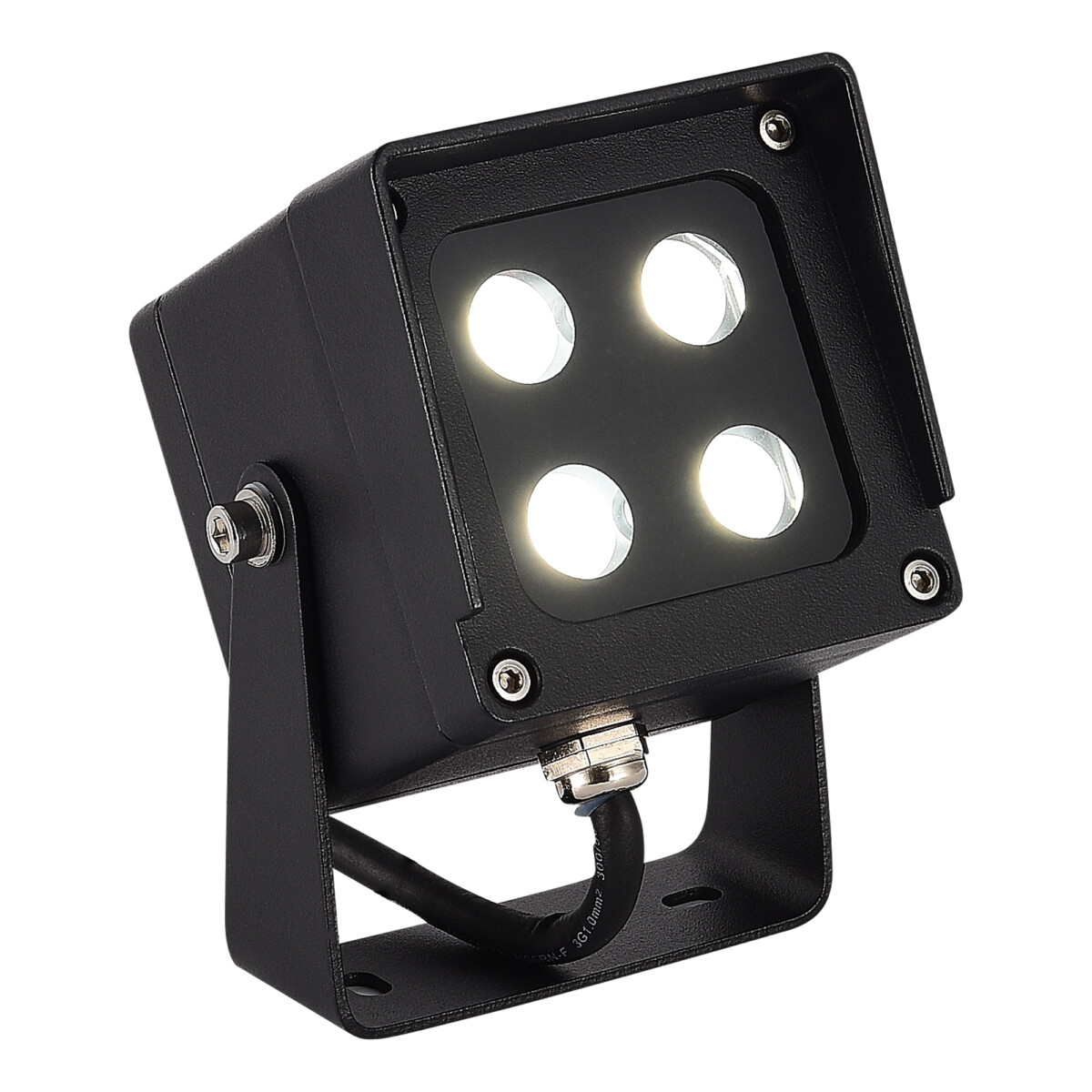 SL9520.405.01 Светильник уличный наземный ST-Luce черный/черный LED 1*9W 3000K/4000K/6500K GLARE — изображение 1