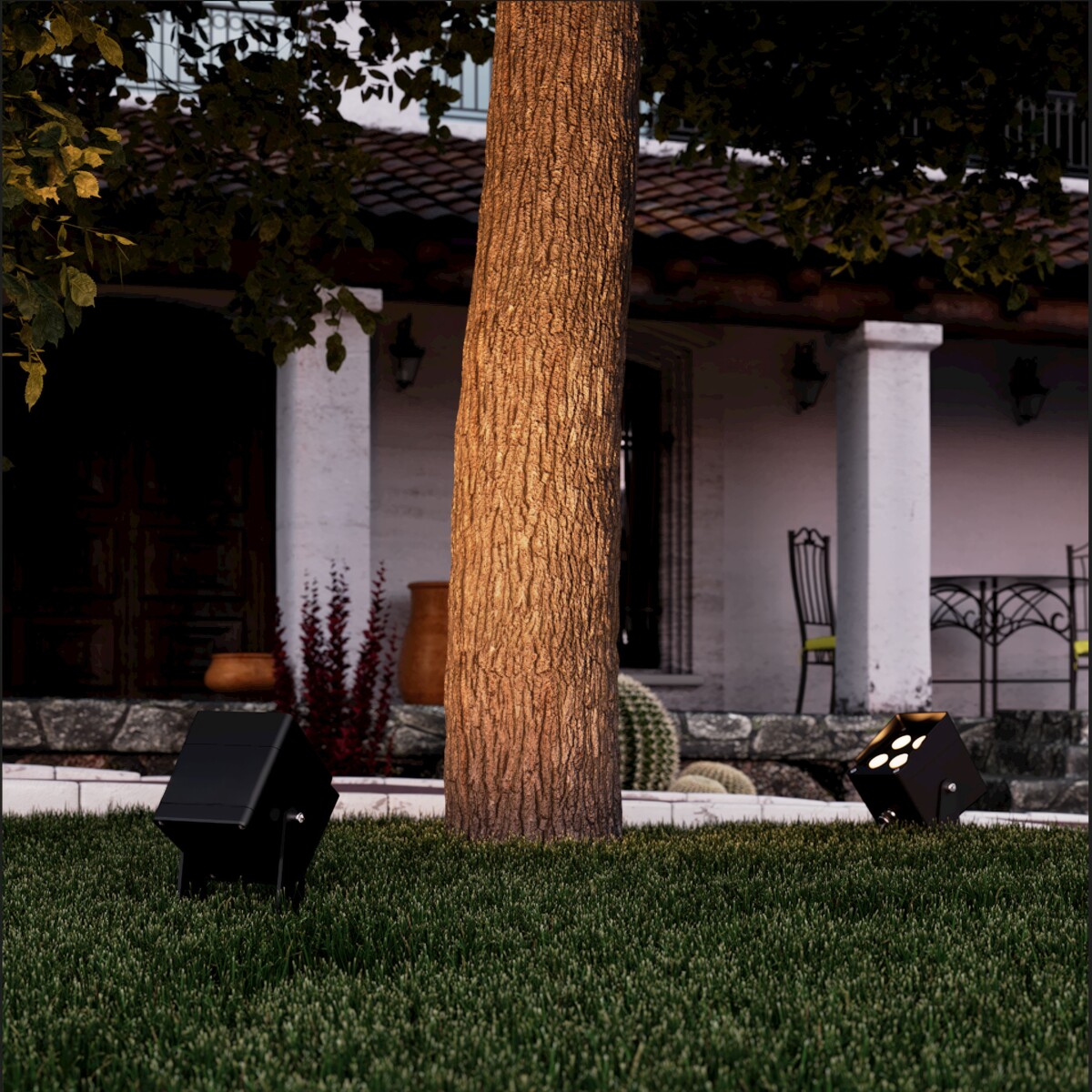 SL9520.415.01 Светильник уличный наземный ST-Luce черный/черный LED 1*18W 3000K/4000K/6500K GLARE — изображение 4