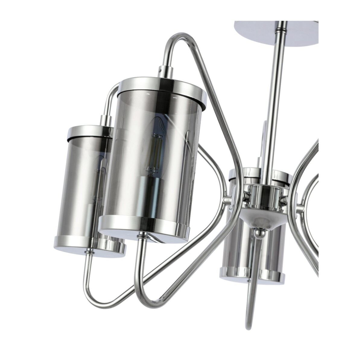 SLE102302-05 Светильник потолочный Хром/Дымчатый E14 5*40W VALIERI — изображение 3