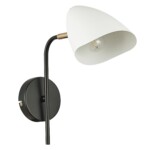 SLE103601-01 Светильник настенный Черный, Золотой/Белый E14 1*40W SATTA — изображение 2