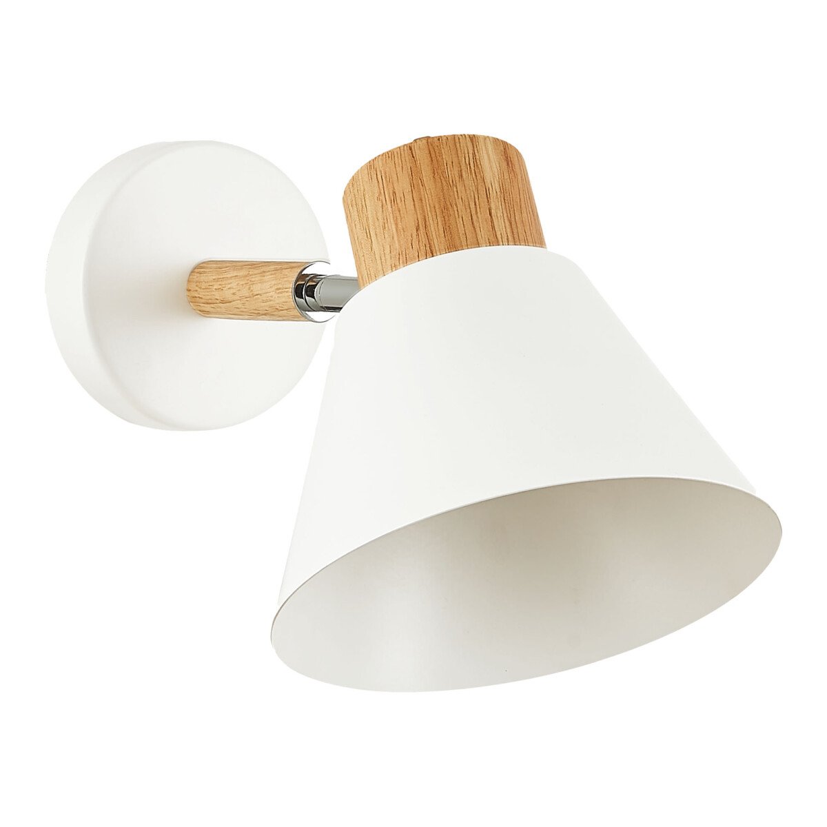 SLE103701-01 Светильник настенный Светлое дерево, Белый/Белый E27 1*60W BUVE — изображение 2