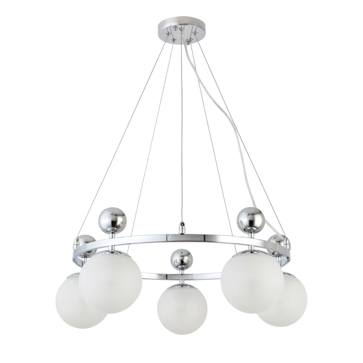 SLE106103-05 Светильник подвесной Хром/Белый E27 5*60W PECHIO — изображение 2