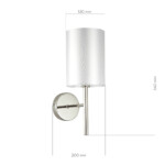 SLE107301-01 Светильник настенный Никель/Белый E14 1*40W NOIA — изображение 3