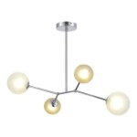 SLE1107-103-04 Светильник подвесной Хром/Белый, Серый G9 LED 4*5W 4000K MALTE — изображение 3