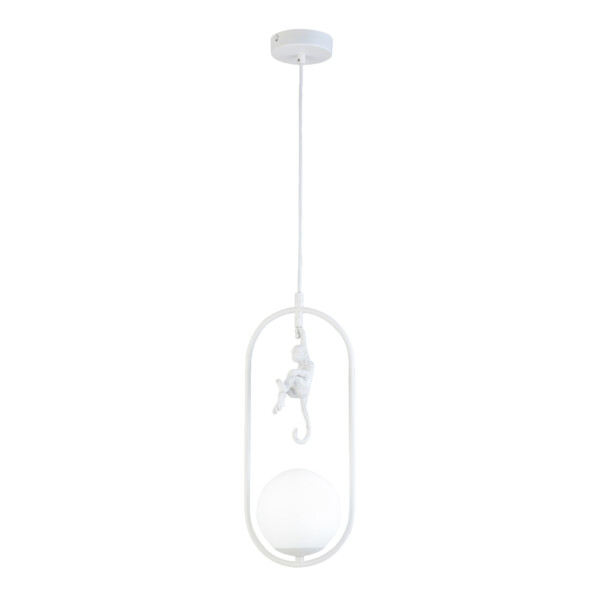 SLE115123-01 Подвес Белый/Белый E27 1*60W TENATO