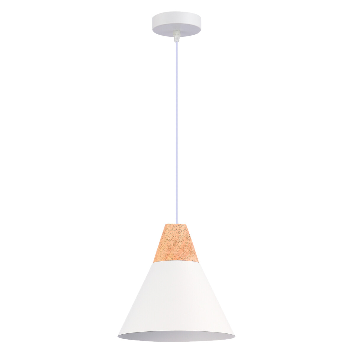 SLE125103-01 Светильник подвесной Белый/Белый, Светлое дерево E27 1*60W MODICA — изображение 2