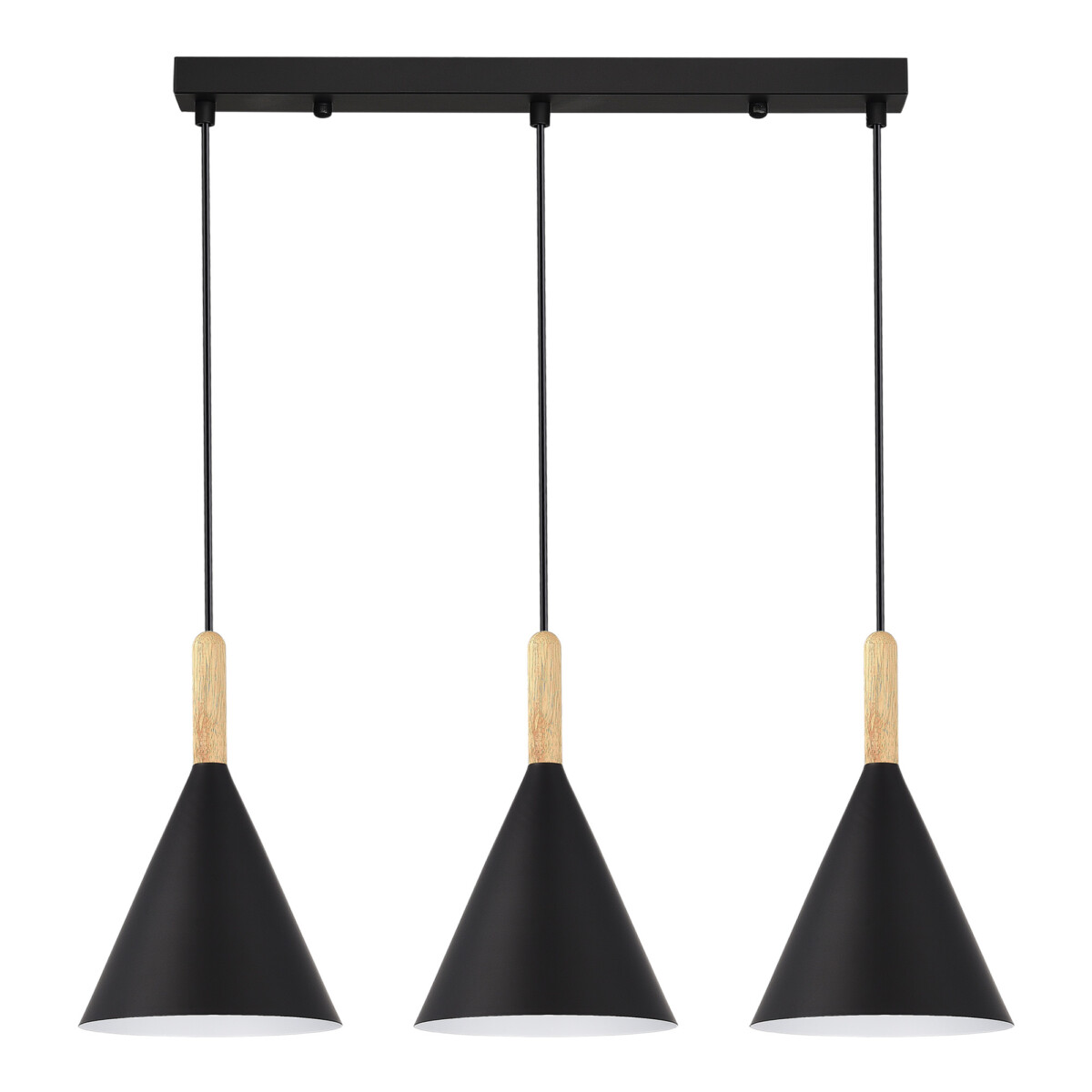 SLE1255-403-03_01W SLE1255-403-03 Светильник подвесной Черный/Черный E27 3*40W ARKET — изображение 1