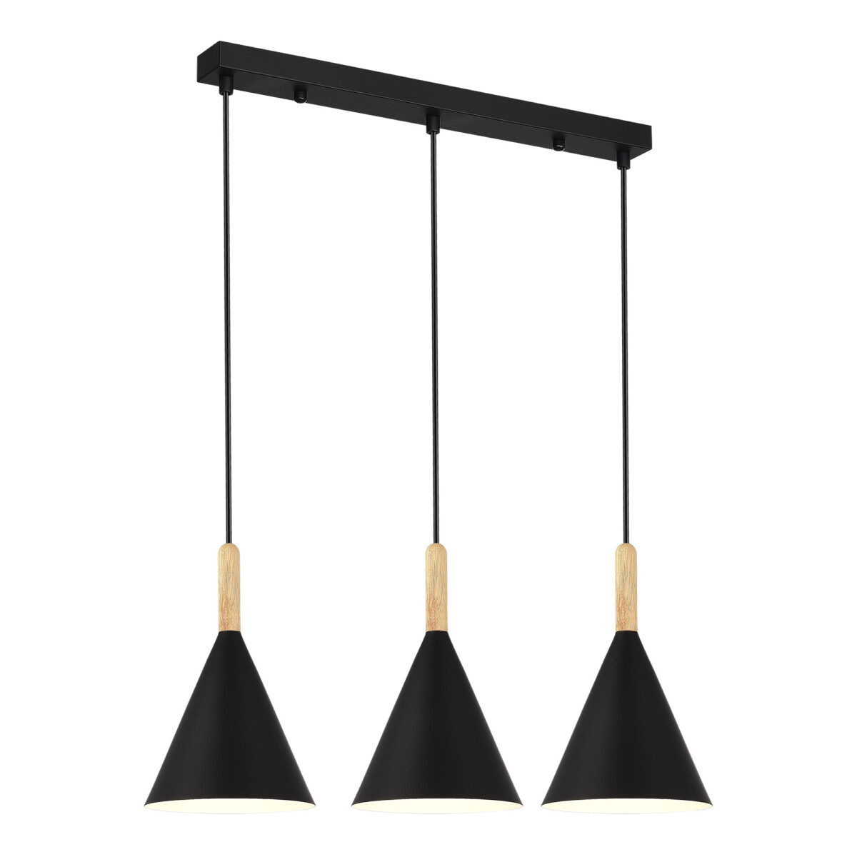 SLE1255-403-03 Светильник подвесной Черный/Черный E27 3*40W ARKET — изображение 3