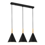 SLE1255-403-03 Светильник подвесной Черный/Черный E27 3*40W ARKET — изображение 3