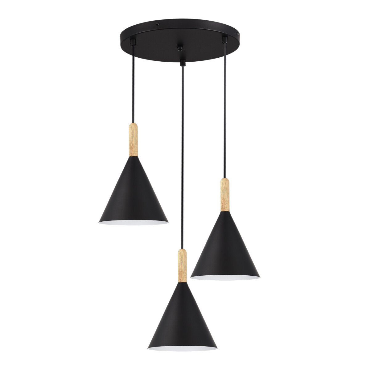 SLE1255-423-03 Светильник подвесной Черный/Черный E27 3*40W ARKET — изображение 1