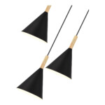 SLE1255-423-03 Светильник подвесной Черный/Черный E27 3*40W ARKET — изображение 3