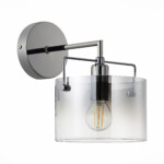 SLE155601-01 Светильник настенный Хром/Дымчатый E14 1*40W NOSTA — изображение 2