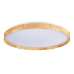 SLE201382-01 Светильник потолочный Светлое дерево/Белый LED 1*40W 3000K/4000K/6000K DELIA — изображение 4