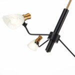 SLE205403-03 Светильник подвесной Черный, Латунь/Белый E14 3*60W LITA — изображение 3