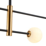 SLE220103-04 Светильник потолочный Черный, Бронза/Белый G9 4*5W ARCOLA — изображение 3