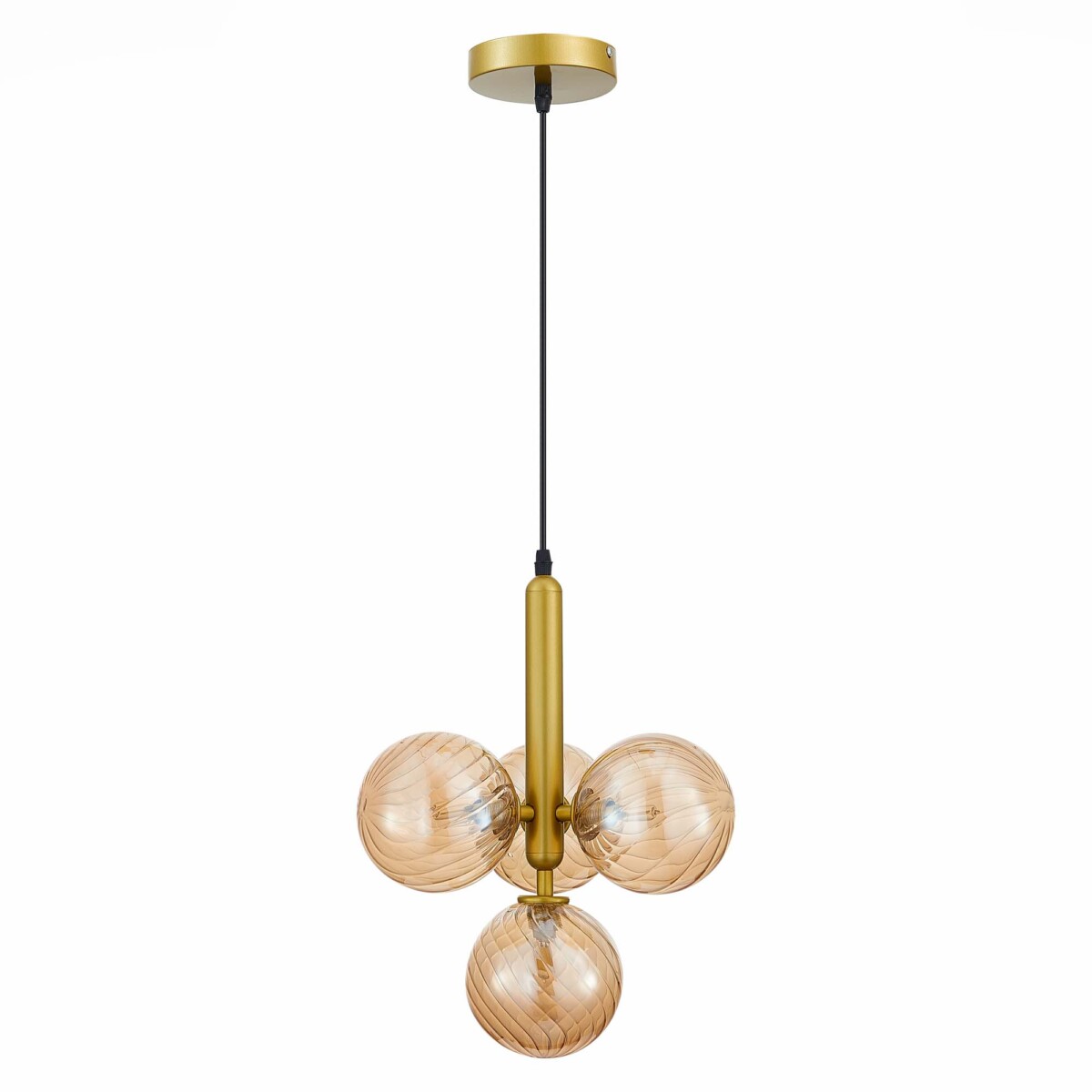 SLE220323-04 Светильник подвесной Золото/Янтарный G9 4*5W 4000K SALERNO — изображение 2