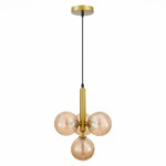 SLE220323-04 Светильник подвесной Золото/Янтарный G9 4*5W 4000K SALERNO — изображение 2