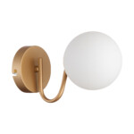 SLE220601-01 Светильник настенный Золотистый/Белый E14 1*40W CALABRIA — изображение 2