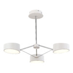 SLE6005-502-03 Светильник потолочный Белый, Хром/Белый LED 3*10W VALLE — изображение 2