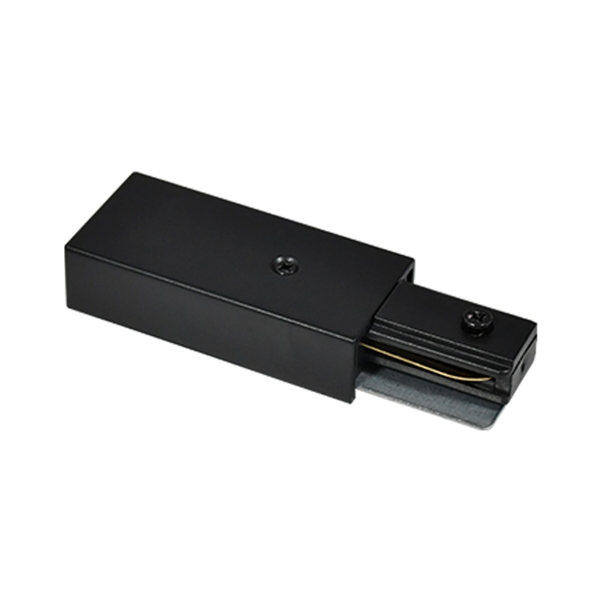 ST002.479.00_01W ST002.479.00 Ввод питания для однофазного накладного шинопровода ST-Luce Черный BASE — изображение 1