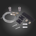 ST005.419.00.1 Тросовый подвес для магнитного шинопровода (2шт) ST-Luce Черный SKYLINE 48 — изображение 2