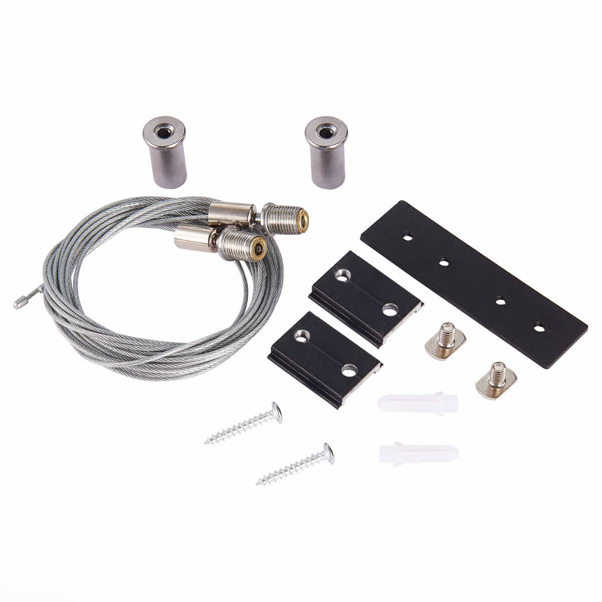 ST005.419.00_01W ST005.419.00 Тросовый подвес для магнитного шинопровода (2шт) ST-Luce Черный SKYLINE 48 — изображение 1