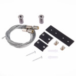 ST005.419.00.1 Тросовый подвес для магнитного шинопровода (2шт) ST-Luce Черный SKYLINE 48 — изображение 3