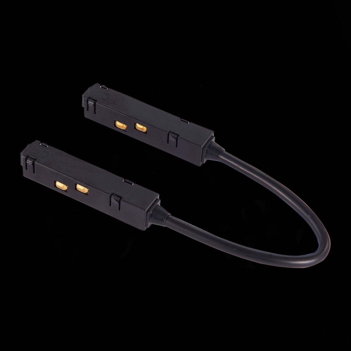 ST006.449.00.1 Коннектор питания угловой для магнитного шинопровода  ST-Luce Черный SKYLINE 48 — изображение 1