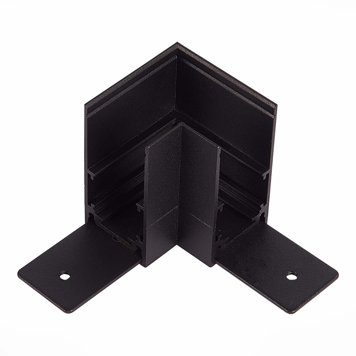 ST007.419.00 Угол-соединитель для подвесного / накладного магнитного шинопровода  ST-Luce Черный SKYLINE 48 — изображение 1