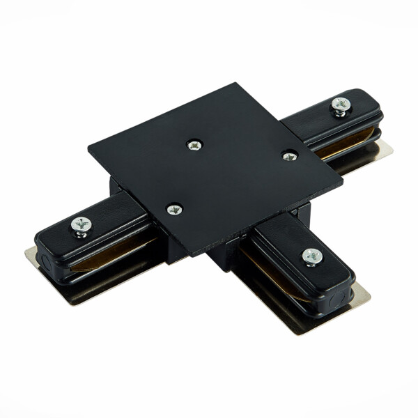 ST013.439.00 Коннектор T-образный для однофазного встраиваемого шинопровода ST-Luce Черный BASE