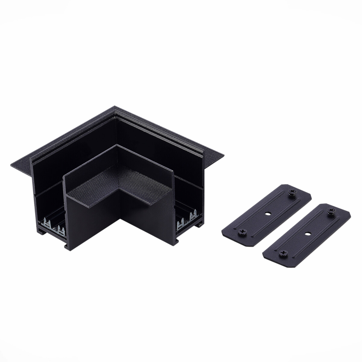 ST021.422.14 Угол-соединитель для встраиваемого  шинопровода Skyline 220 ST-Luce Черный SKYLINE 220 — изображение 1