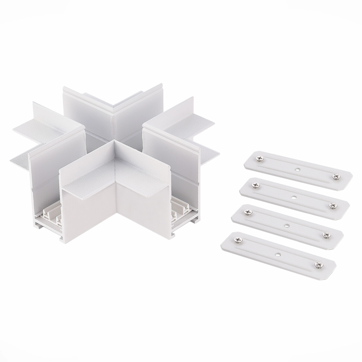 ST021.522.21_01W ST021.522.21 X- образный встраиваемый соединитель Skyline 220 ST-Luce Белый SKYLINE 220 — изображение 1