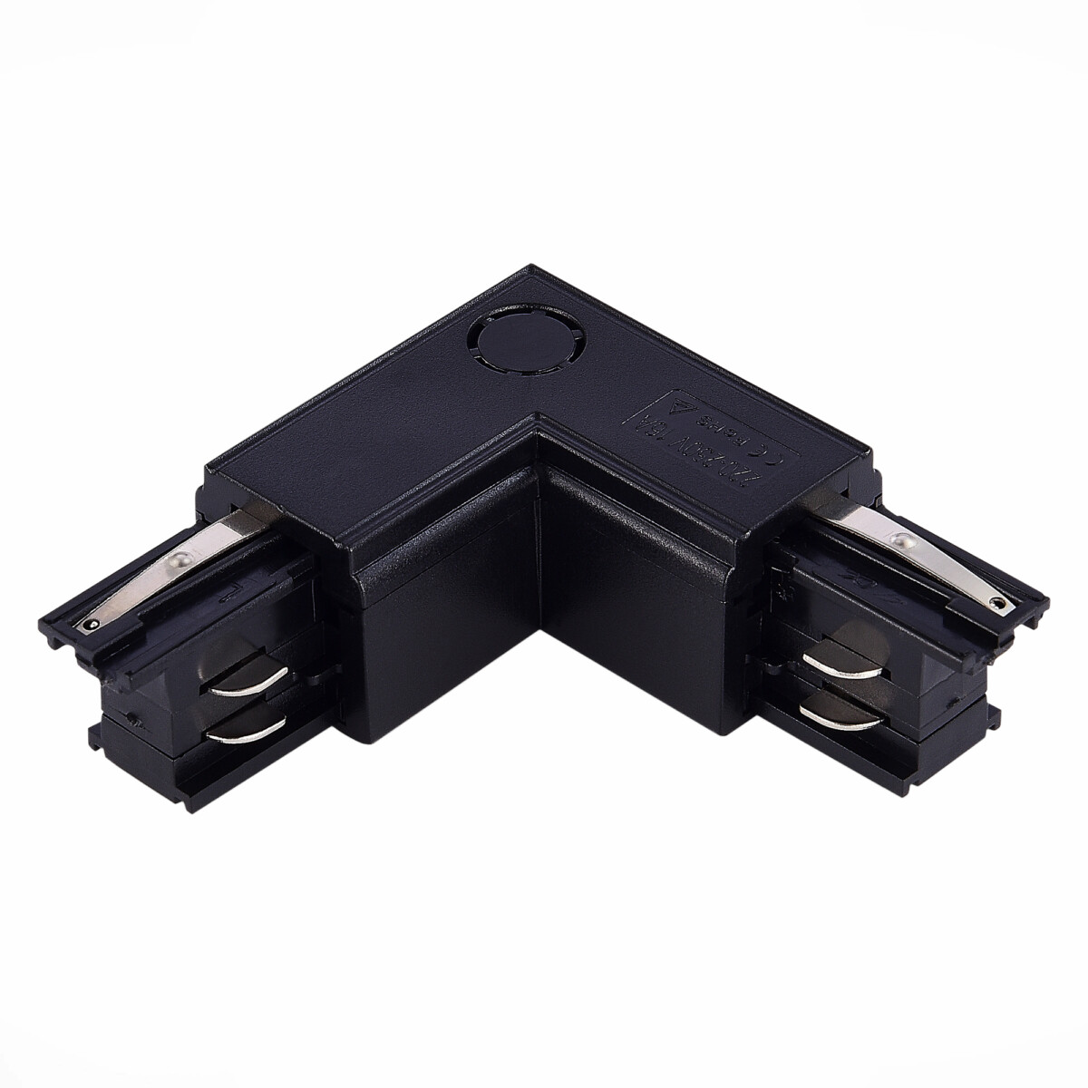 в наличии ST030.409.15L Угловой токоподвод левый для трехфазного шинопровода ST-Luce Черный TRACE - купить в интернет-магазине Светильники Торг