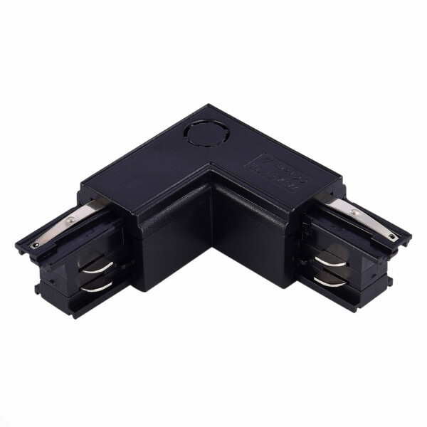 в наличии ST030.409.15L Угловой токоподвод левый для трехфазного шинопровода ST-Luce Черный TRACE - купить в интернет-магазине Светильники Торг